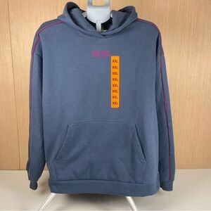 Puma Fleece Hoodie Women’s XXL Blue Pink Trim NWT